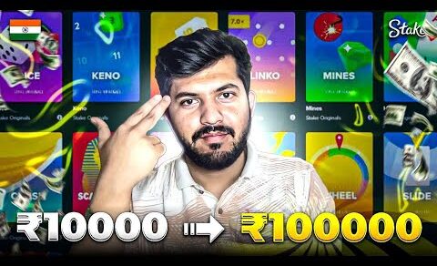 Finally ₹10,000 to ₹1,00,000 CHALLENGE on Stake (My LAST CHALLENGE VIDEO)