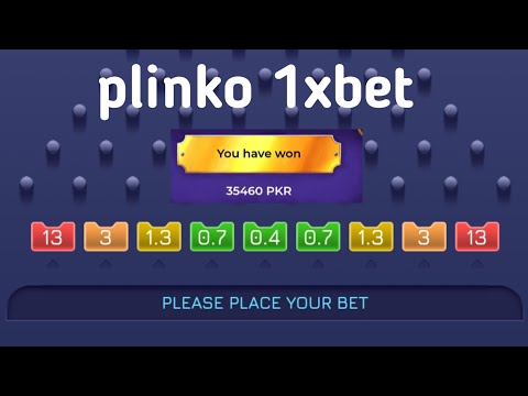 Plinko 1xbet game || plinko 1xbet new game winning tips and tricks #plinkogame #1xgames #1xbet