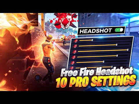 10 Pro Settings + Sensitivity + Fire Button 100% Working 😱 || Auto Headshot Setting || Free Fire