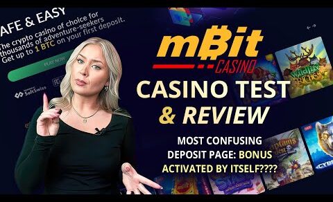 MOST CONFUSING DEPOSIT PAGE?!💰 Mbit Casino (CASINO REVIEW) 🔍