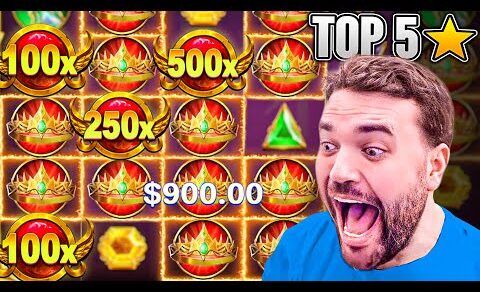 TOP 5 RECORD MAX WINS ON SLOTS! (GATES OF OLYMPUS, 5 LIONS MEGAWAYS & MORE!)