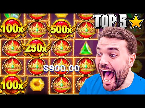 TOP 5 RECORD MAX WINS ON SLOTS! (GATES OF OLYMPUS, 5 LIONS MEGAWAYS & MORE!)