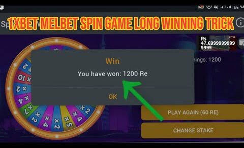 Spin and win 1xbet Melbet  🔞 Big winning game trick 100% real #1xbet #melbet