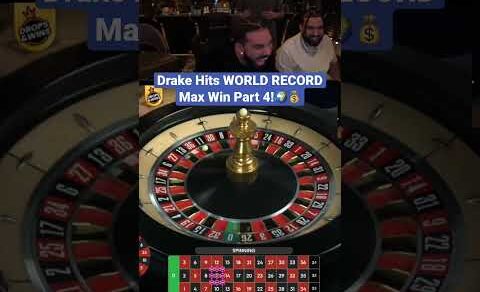 Drake Hits WORLD RECORD Max Win On Roulette Part 4! #drake #roulette #worldrecord #maxwin #casino