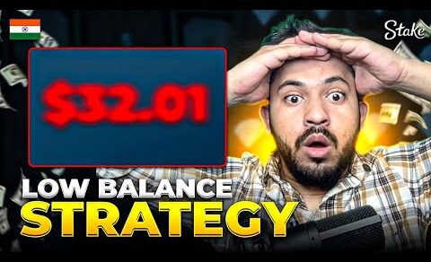 THE BEST LOW-BALANCE STRATEGY ON STAKE (First time ever on youtube !!)