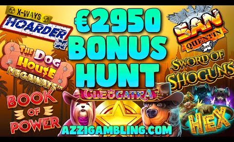 €2950 BNUS HUNT! 16 SLOTS €2-€3!😱🎰🎰