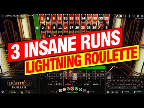 HUGE Lightning Roulette Wins ($75➜$25,000)