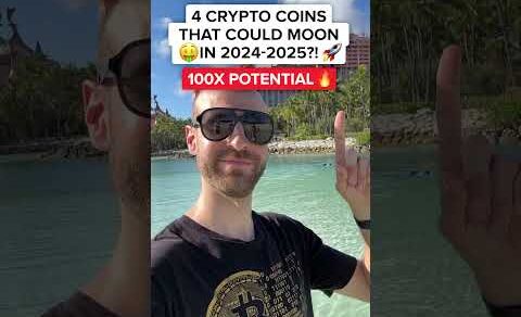 4 Crypto Coins That Could MOON in 2024-2025?! (100X POTENTIAL?!) 🌝🧑‍🚀 #Shorts