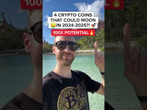 4 Crypto Coins That Could MOON in 2024-2025?! (100X POTENTIAL?!) 🌝🧑‍🚀 #Shorts