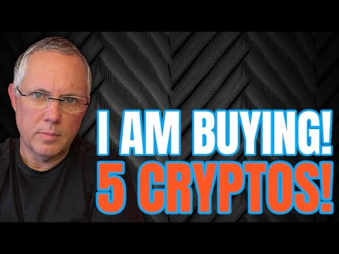 I AM BUYING THESE 5 CRYPTOS! CRYPTO ALERTS! CRYPTO NEWS!