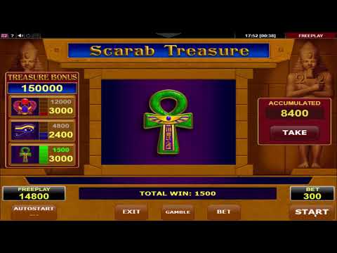 Scarab Treasure Video Slot – new online Amatic game with Review