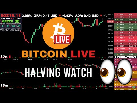 🔴 Bitcoin LIVE Halving Watch