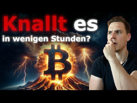 Bitcoin: KNALLT es Morgen? Bereit sein, darauf kommt es JETZT an!