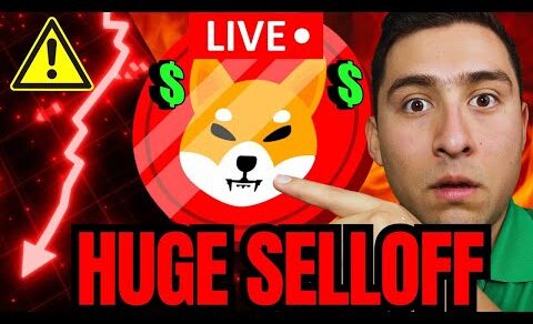 SHIBA INU COIN CRASHING LIVE AGAIN🔴CRYPTO DOWN