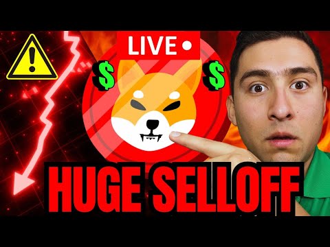 SHIBA INU COIN CRASHING LIVE AGAIN🔴CRYPTO DOWN