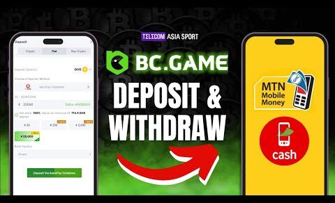 BC.GAME TUTORIAL: How To DEPOSIT or WITHDRAW MONEY on BC.GAME Account for Beginners | Tutorial