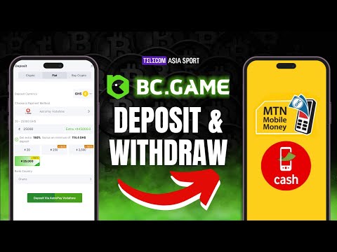 BC.GAME TUTORIAL: How To DEPOSIT or WITHDRAW MONEY on BC.GAME Account for Beginners | Tutorial