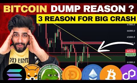 URGENT 🚨 Crypto Market Crash | 3 Reason Bitcoin & Altcoins dumped Hard | Bitcoin Bearish News