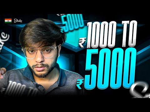 I DID 1000rs TO 5000rs Challenge on STAKE !!!!!!!