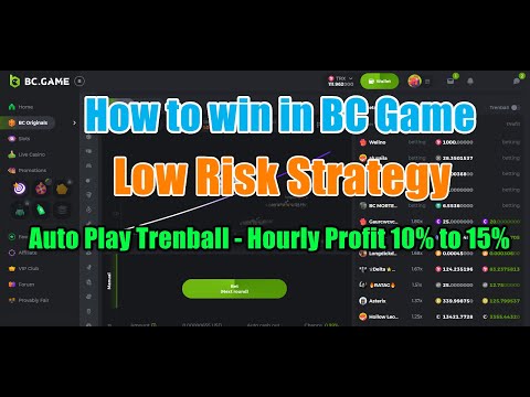 Simple Auto Strategy Play Trenball (10% – 15% Hourly Profit) – BC Game