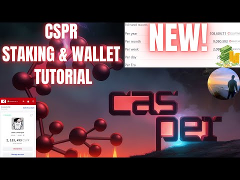 NEW! CASPER CSPR STAKING & WALLET TUTORIAL 📈 New Information  💥CRYPTO NEWS 💲 WATCH ALL✔️