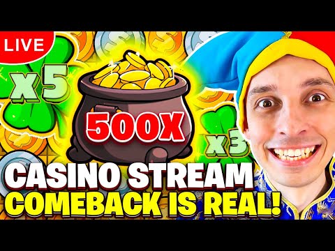 COMEBACK IS REAL! Slots Live – Casino Stream: Biggest Wins with mrBigSpin