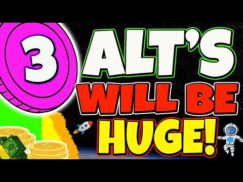 3 ALTCOINS THAT WILL BE HUGE 🚀 CRYPTO NEWS TODAY