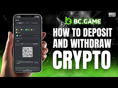 BC.GAME TUTORIAL: How To DEPOSIT or WITHDRAW CRYPTO on BC.GAME App for Beginners | Tutorial