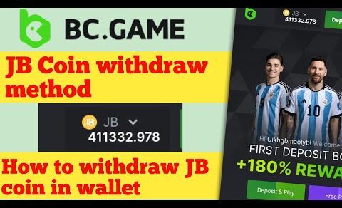 How to withdraw JB Coin in wallet||Bc game JB coin exchange||JB coin bc game.