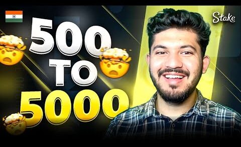 ₹500 to ₹5000 challenge on stake (Pass or Fail??)