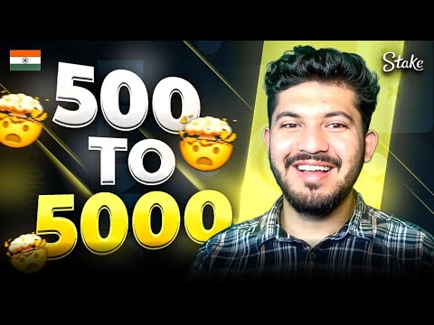 ₹500 to ₹5000 challenge on stake (Pass or Fail??)