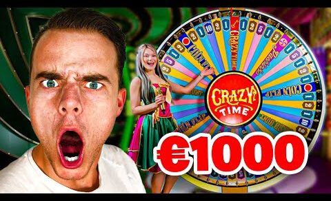 €100 naar €1000 GOKKEN in CRAZY TIME **GROTE WIN!!**