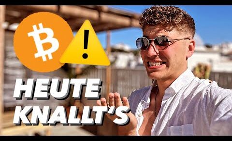 Bitcoin Warnung: Heute Knallt‘s!! [Analyse & News]