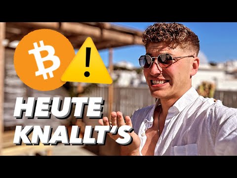 Bitcoin Warnung: Heute Knallt‘s!! [Analyse & News]