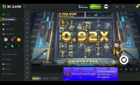 Bitocoincasinoid BC Game big win