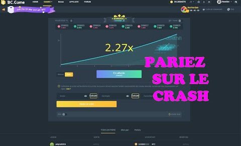 Comment jouer au CRASH sur BC.GAME !