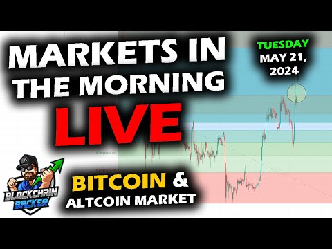 MARKETS in the MORNING, 5/21/2024, Bitcoin $71,300, Ethereum ETF Surge, Alts Up, DXY 104, Gold $2426