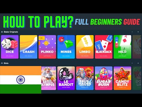 PART1-HOW TO PLAY CASINO GAMES|FULL BEGINNERS GUIDE ON STAKE HINDI INDIA