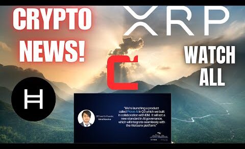 CRYPTO NEWS 🚨Ripple XRP, CSPR & IBM, Hedera & PACK Live 📢 Crypto News 💲 WATCH ALL