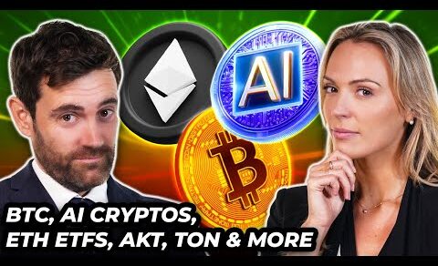 Crypto News: Bitcoin, ETH ETFs, AI Crypto Rally, AKT, TON & MORE!!