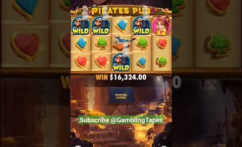 Pirates Pub 💀🏴‍☠️ Bonus Huge Win #shorts #casino #gambling #pirates #bigwin #slots #crypto