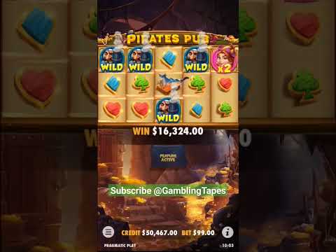 Pirates Pub 💀🏴‍☠️ Bonus Huge Win #shorts #casino #gambling #pirates #bigwin #slots #crypto