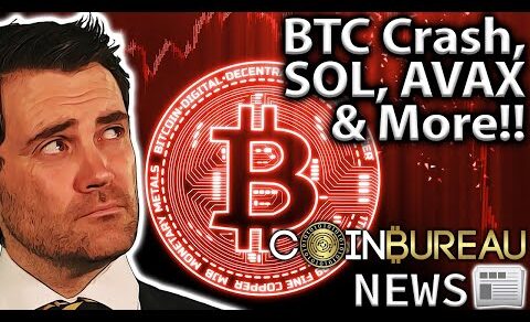 Crypto News: Market Crash, AVAX, SOL, AAVE & MORE!! 📰