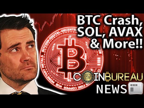 Crypto News: Market Crash, AVAX, SOL, AAVE & MORE!! 📰