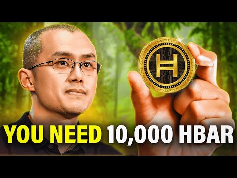 Why $1000 Into HBAR TODAY Will Be Life Changing! CZ BINANCE CEO 2024 Price Prediction