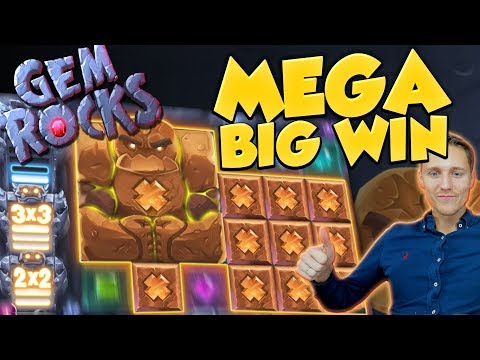 BIG WIN!!! Gem Rocks Big win – Casino Games – free spins (Online Casino)