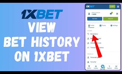 How to View Bet History on 1xBet (2024) | See Bet History on 1xBet