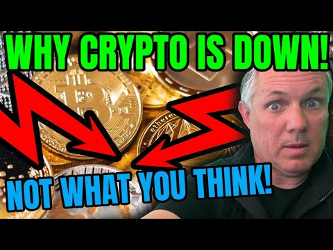 FIND OUT WHY CRYPTO IS DOWN TODAY! NOT WHAT YOU THINK! CRYPTO NEWS!