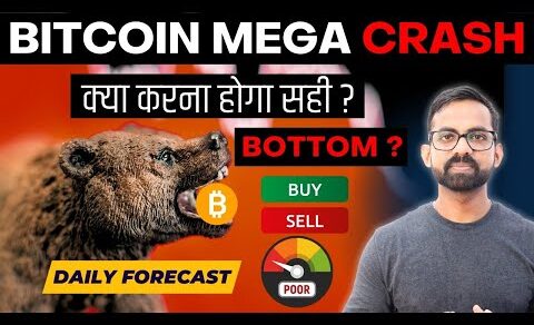 CRYPTO MARKET CRASH – Bitcoin BTC Price Prediction | Crypto News Hindi Today | FOMO update in hindi