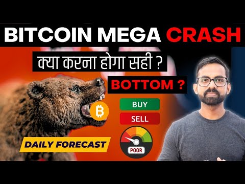 CRYPTO MARKET CRASH – Bitcoin BTC Price Prediction | Crypto News Hindi Today | FOMO update in hindi